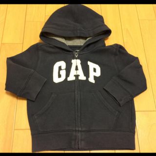 ベビーギャップ(babyGAP)のbabyGap 長袖パーカー 90cm 紺色(ジャケット/上着)