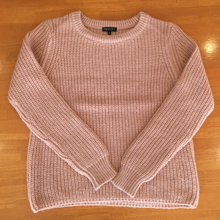 インディヴィ(INDIVI)のINDIVI  サーモンピンクのセーター  たぬき様専用💕(ニット/セーター)
