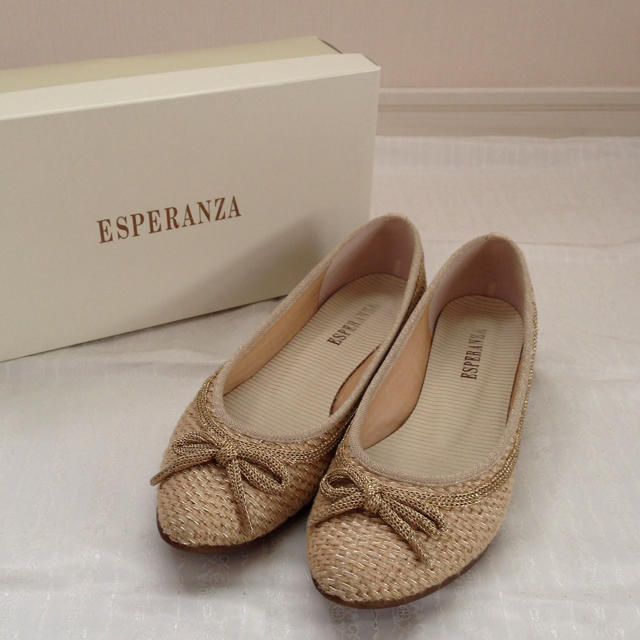 ESPERANZA(エスペランサ)の☆ゴールドパンプス☆ レディースの靴/シューズ(ハイヒール/パンプス)の商品写真