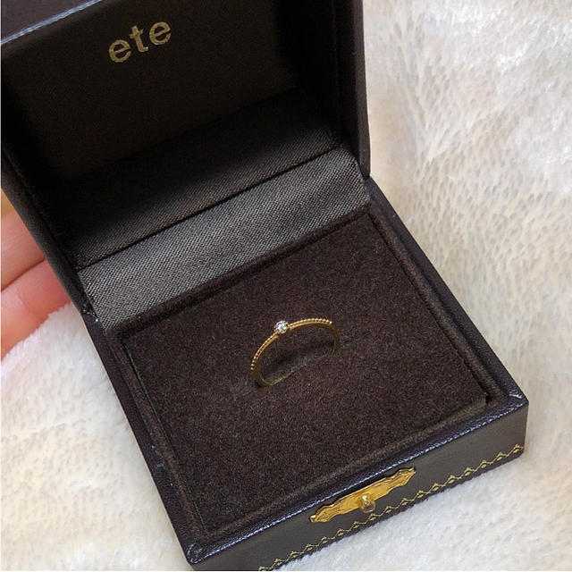 ete(エテ)のリングエテete☆ダイヤモンド6号ゴールド レディースのアクセサリー(リング(指輪))の商品写真
