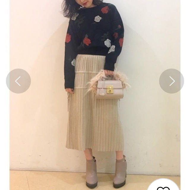 SNIDEL - 新品❤︎SNIDEL ラメニットプリーツスカート スナイデルの ...