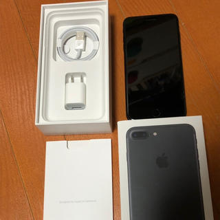 アップル(Apple)のkobayashi様専用 iPhone 7plus Black 128GB ａｕ(スマートフォン本体)