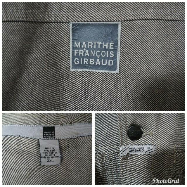 MARITHE + FRANCOIS GIRBAUD(マリテフランソワジルボー)のオーバーデニムジャケット MARITHE FRANCOIS GIRBAUD メンズのジャケット/アウター(Gジャン/デニムジャケット)の商品写真