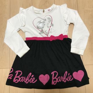 バービー(Barbie)のbarbie☆ 切り替えワンピース  サイズ110(ワンピース)