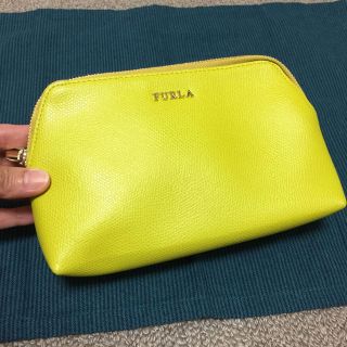 フルラ(Furla)の【専用】FURLA フルラ ポーチ ライムグリーン(ポーチ)