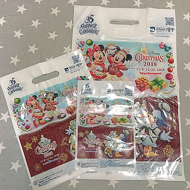 Disney ディズニー お土産袋 35周年 クリスマス 15枚セットの通販 By Hiro S Shop ディズニーならラクマ