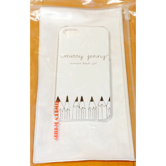 merry jenny(メリージェニー)のペンシル柄iPhone5ケース スマホ/家電/カメラのスマホアクセサリー(モバイルケース/カバー)の商品写真