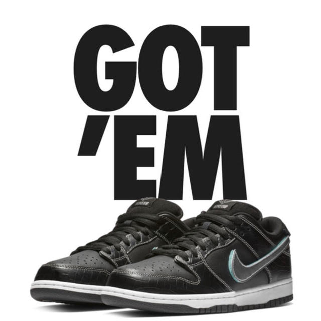 27cm Nike Dunk SB Diamond Supply 国内正規品Blackサイズ