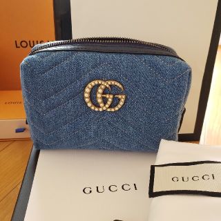 グッチ ポーチ(レディース)（デニム）の通販 18点 | Gucciのレディース