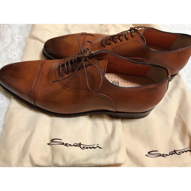 [新品]ビジネスシューズ革靴❣️santoni (5)