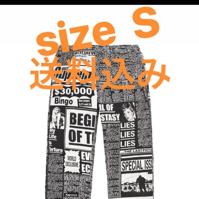 Newsprint Skate Pant Sサイズ supreme-