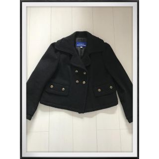 バーバリーブルーレーベル(BURBERRY BLUE LABEL)の美品☆バーバリーブルーレーベルPコート☆最終値下げ(ピーコート)