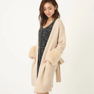 リエンダ(rienda)の本日限定価格‼︎rienda♡Faux Fur SLV ロングカーデ(カーディガン)