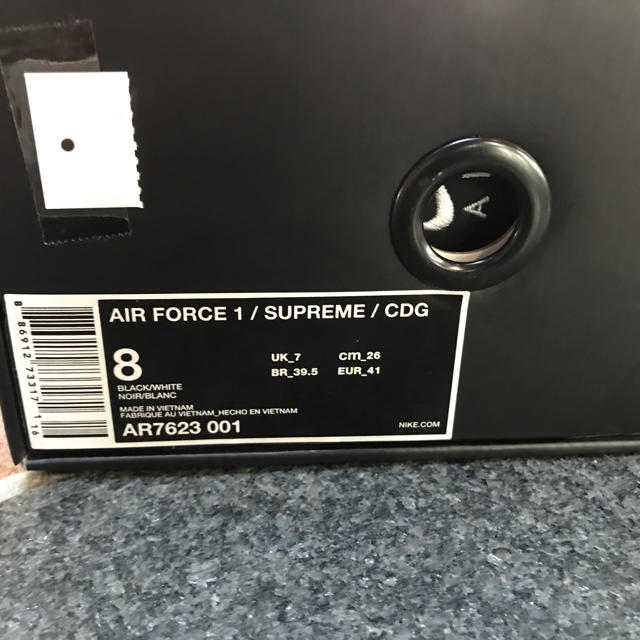 Supreme(シュプリーム)のsupreme air force1 cdg メンズの靴/シューズ(スニーカー)の商品写真