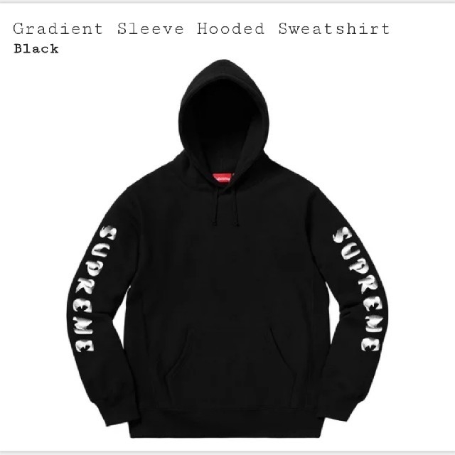 【最安値】Gradient Sleeve Hooded Sweatshirt
