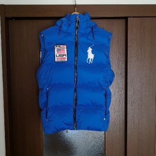 ラルフローレン(Ralph Lauren)のポロ ラルフローレン フード付 ダウンベスト

(ダウンジャケット)