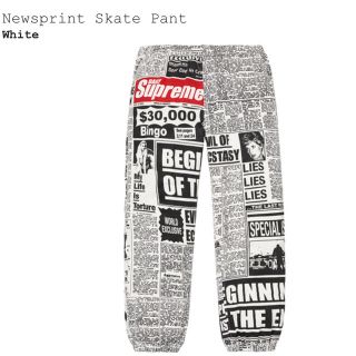 シュプリーム(Supreme)のSupreme newsprint skate pants(その他)