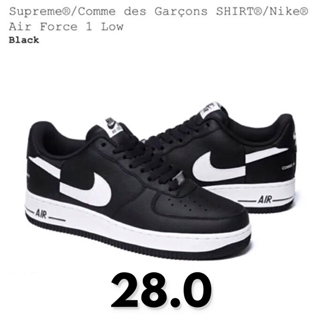 Supreme  Nike Air Force 1 Low  Black  28