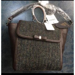 ハリスツイード(Harris Tweed)の新品！ハリスツイード天然皮バッグ(ショルダーバッグ)