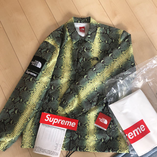 supreme TNF coaches jkt L 新品未使用付属品かんびsupremeサイズ