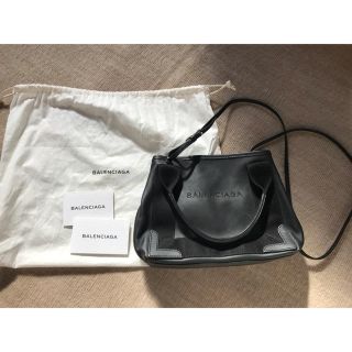 バレンシアガバッグ(BALENCIAGA BAG)のbalenciaga 未使用 ネイビーカバ xs 希少デザイン☆(ショルダーバッグ)