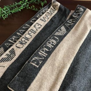 エンポリオアルマーニ(Emporio Armani)のヤゴさん様専用 エンポリオアルマーニ クリームグレー マフラー(マフラー)