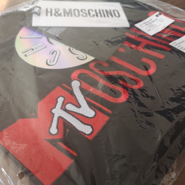 MOSCHINO(モスキーノ)のH&M MOSCHINO 刺繍Tシャツ Ｓサイズ モスキーノ ブラック メンズのトップス(Tシャツ/カットソー(半袖/袖なし))の商品写真