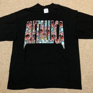 metallica 00s バンドtシャツ PUSHEAD(Tシャツ/カットソー(半袖/袖なし))