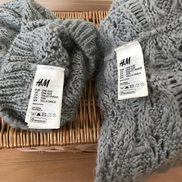 H&M(エイチアンドエム)のマフラー、帽子セット レディースのファッション小物(マフラー/ショール)の商品写真