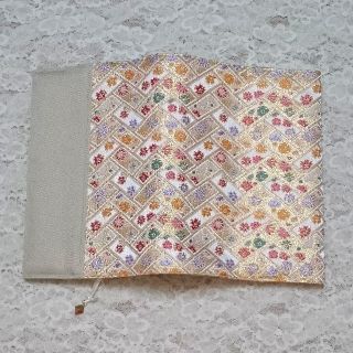 〈文庫〉切り花枡(金襴) ブックカバー♪ハンドメイド(ブックカバー)