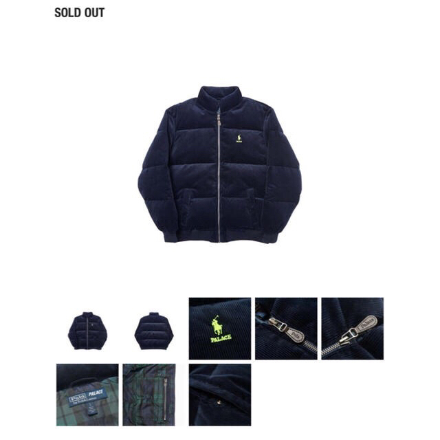 Ralph Lauren(ラルフローレン)のPalace Ralph Lauren Corduroy Down Jacket メンズのジャケット/アウター(ダウンジャケット)の商品写真