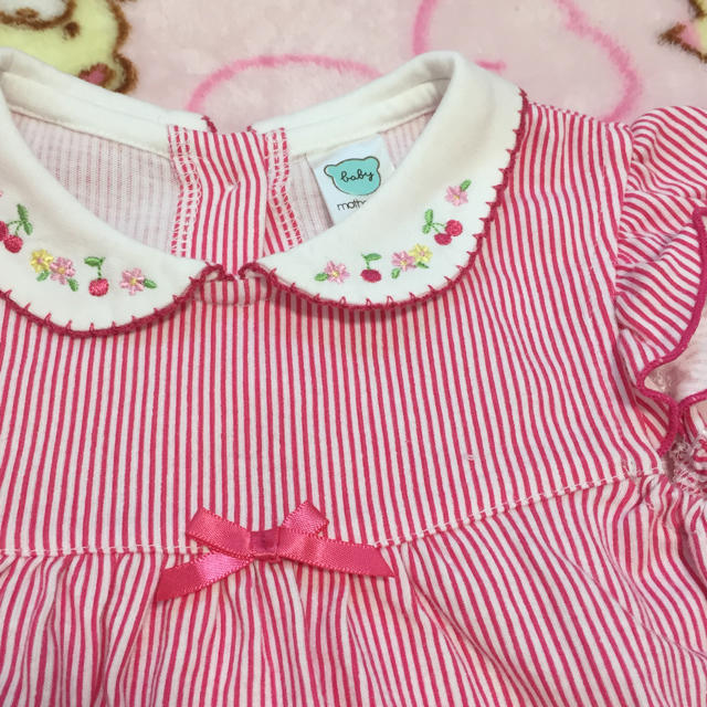 motherways(マザウェイズ)のさくらんぼワンピ🍒 キッズ/ベビー/マタニティのベビー服(~85cm)(ワンピース)の商品写真