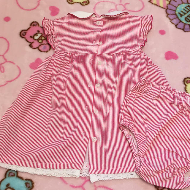 motherways(マザウェイズ)のさくらんぼワンピ🍒 キッズ/ベビー/マタニティのベビー服(~85cm)(ワンピース)の商品写真