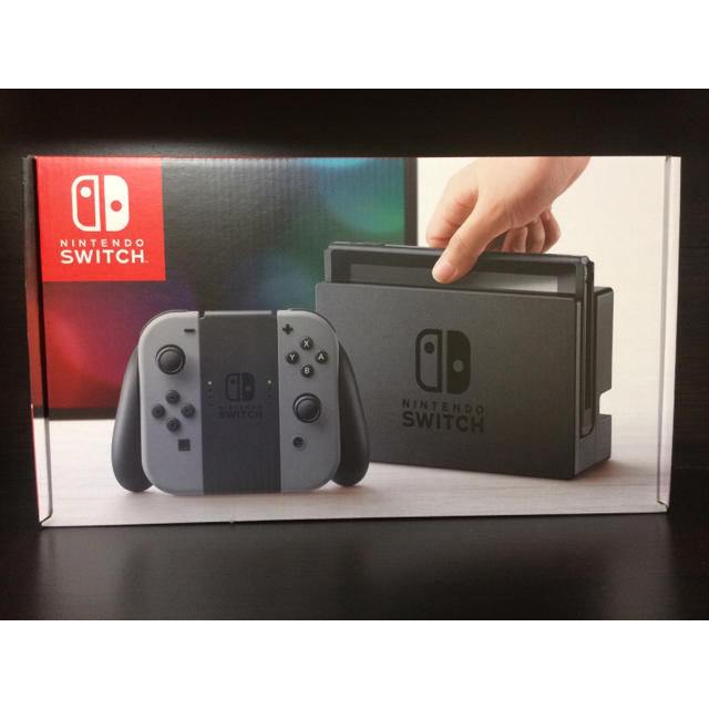 Nintendo Switch(ニンテンドースイッチ)のNintendo Switch 本体 (ニンテンドースイッチ) 【グレー】 エンタメ/ホビーのゲームソフト/ゲーム機本体(家庭用ゲーム機本体)の商品写真