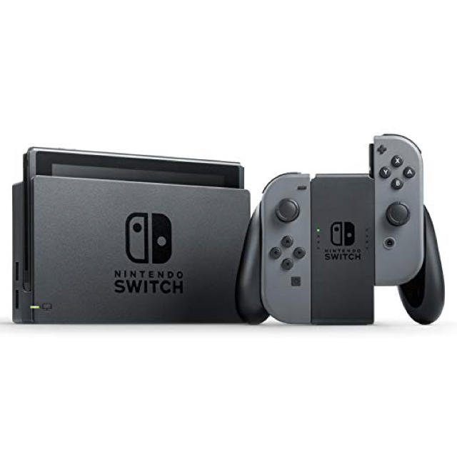 Nintendo Switch(ニンテンドースイッチ)のNintendo Switch 本体 (ニンテンドースイッチ) 【グレー】 エンタメ/ホビーのゲームソフト/ゲーム機本体(家庭用ゲーム機本体)の商品写真