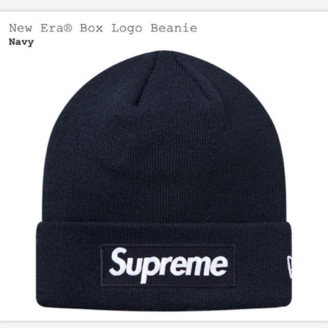 Supreme/18FW New Era Box Logo  ネイビーキャップ