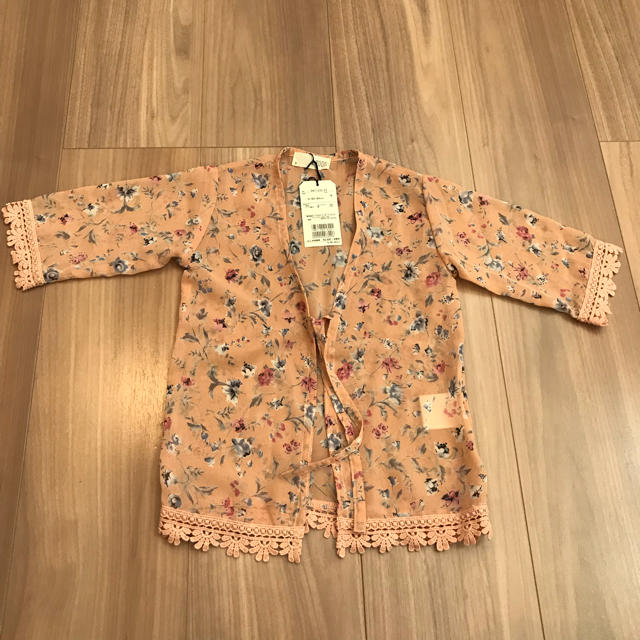 petit main(プティマイン)のビールーム 花柄シフォンガウン キッズ/ベビー/マタニティのキッズ服女の子用(90cm~)(カーディガン)の商品写真