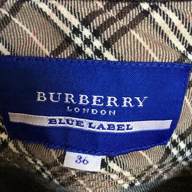 BURBERRY BLUE LABEL(バーバリーブルーレーベル)のジージャン レディースのジャケット/アウター(Gジャン/デニムジャケット)の商品写真