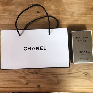 シャネル(CHANEL)の【美品】CHANEL   エゴイストプラチナム香水の空箱&紙袋(ユニセックス)