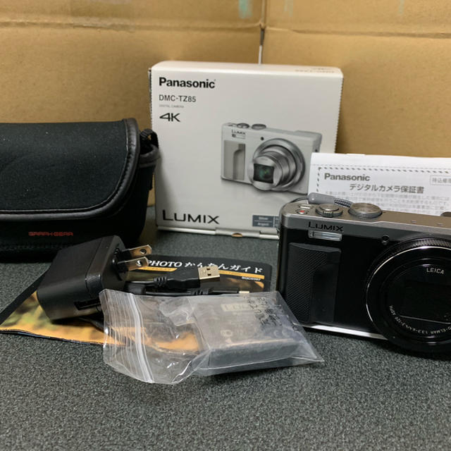 4Kデジタルカメラお買い得セット　LUMIX　DMC－TZ85シルバー