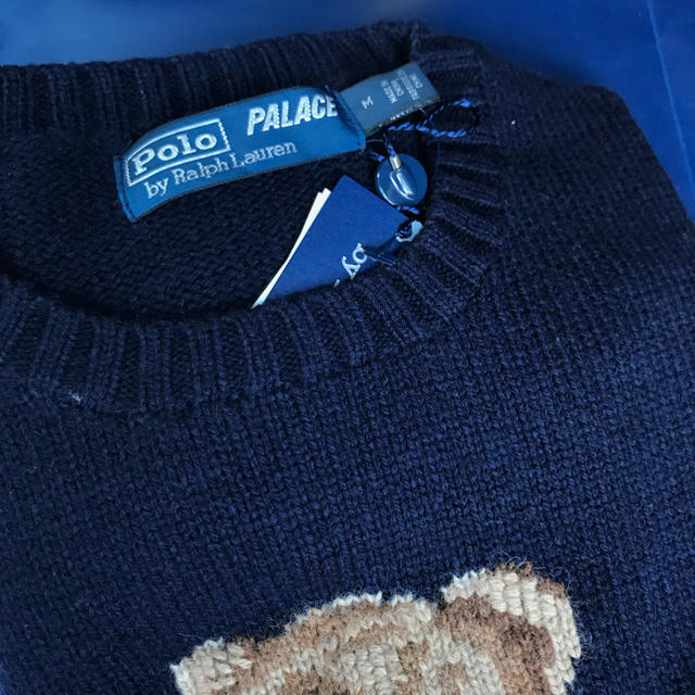 palace ralph lauren bear sweater