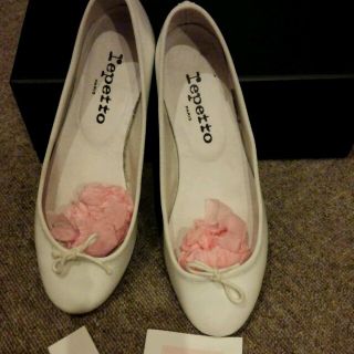 レペット(repetto)のレペット　BB 36　白エナメル(ローファー/革靴)