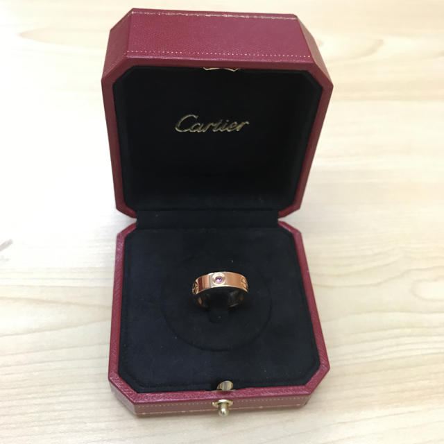 Cartier(カルティエ)のmamiyさまカルティエ  ラブリング   ピンクサファイヤ レディースのアクセサリー(リング(指輪))の商品写真