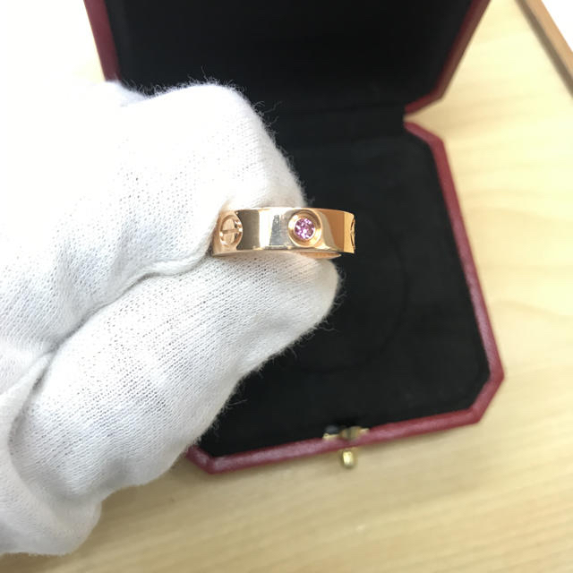 Cartier(カルティエ)のmamiyさまカルティエ  ラブリング   ピンクサファイヤ レディースのアクセサリー(リング(指輪))の商品写真