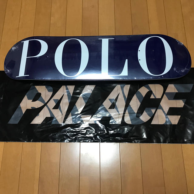 【人気沸騰】 【値下】palace ✕ POLO RALPH LAUREN デッキ 青 スケートボード
