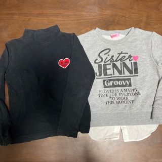 ジェニィ(JENNI)のJENNI ジェニィ トレーナー　インナー 120 セット　長袖　ハイネック(Tシャツ/カットソー)