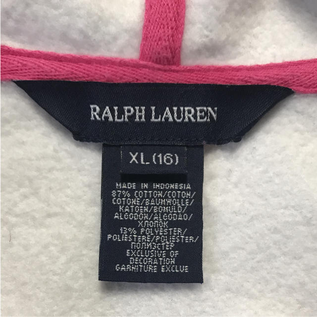 Ralph Lauren(ラルフローレン)の最終価格 ラルフローレン 裏起毛パーカー レディースのトップス(パーカー)の商品写真