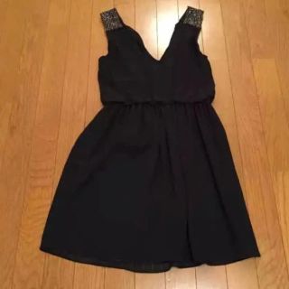 ザラ(ZARA)のzara 美品 ワンピース 結婚式 パーティ(ミニワンピース)