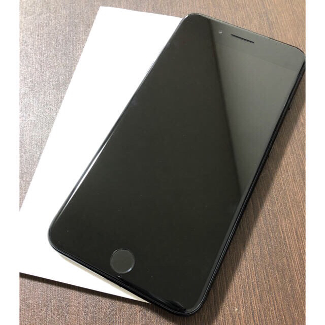 SIMフリー済 iPhone 7 plus 128GB ジェットブラック au SIMフリー済 iPhone 7 plus 128GB ジェットブラック au