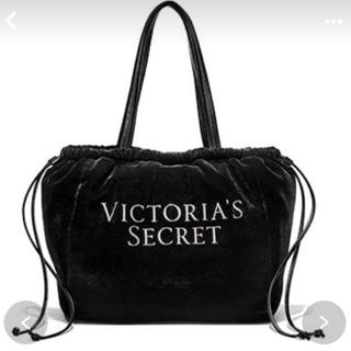 ヴィクトリアズシークレット(Victoria's Secret)のVictoria’s secret ベロア トートバッグ ブラック(トートバッグ)